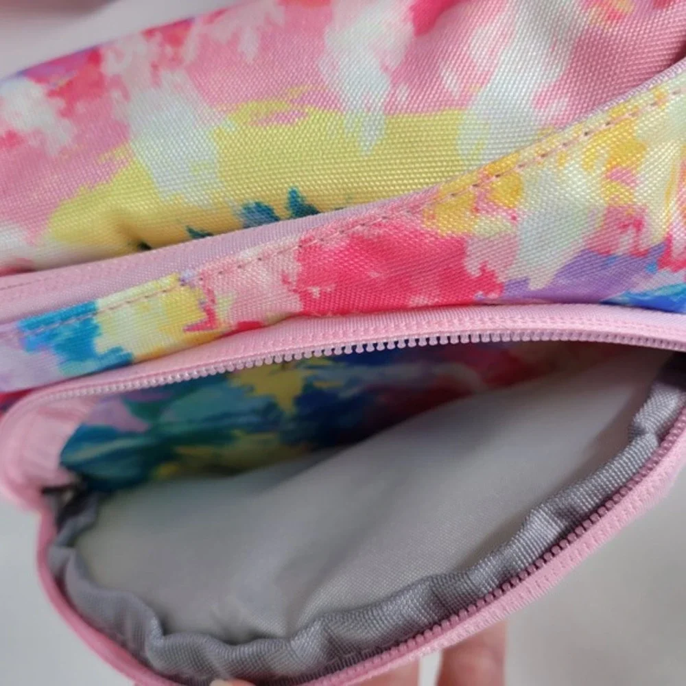 Choco Mocha Kids Tie Dye Fanny Pack Belt Bag Pink Blue Yellow‎ Adjustable Strap